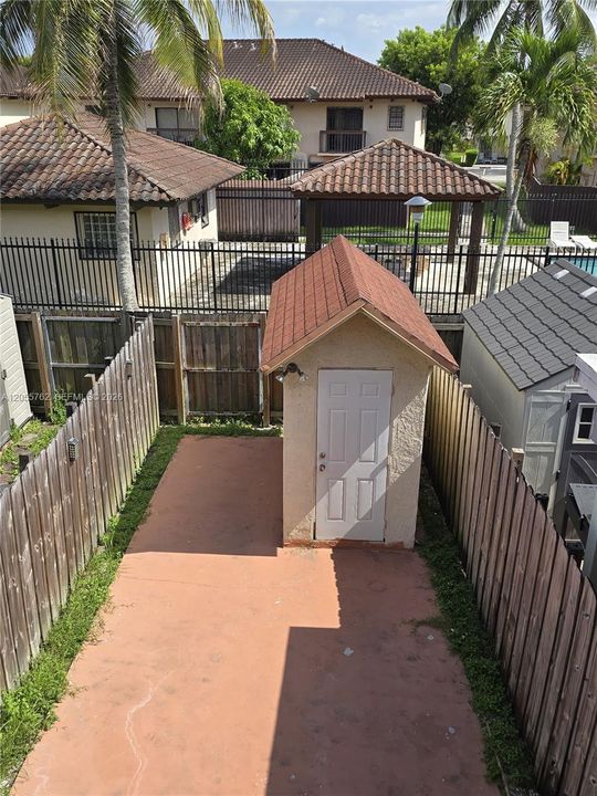 view from the primary bedroom door