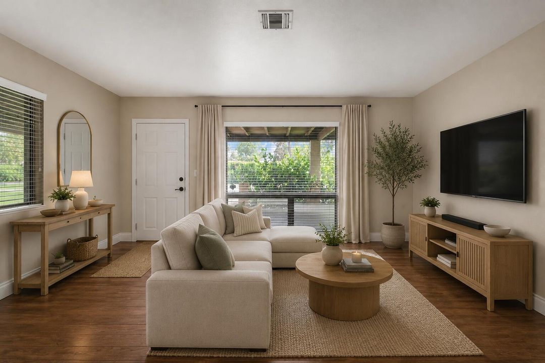 Living Room Staged