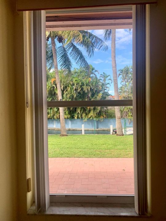 View from Fam Rm to the water
