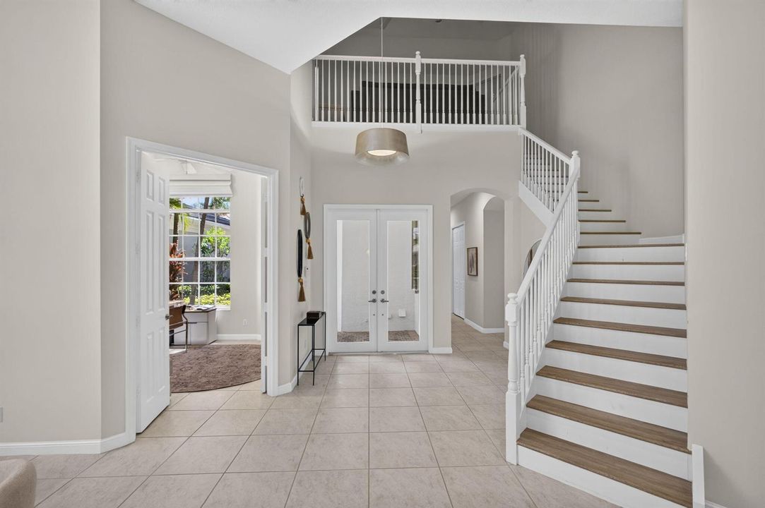 Foyer looking into Den