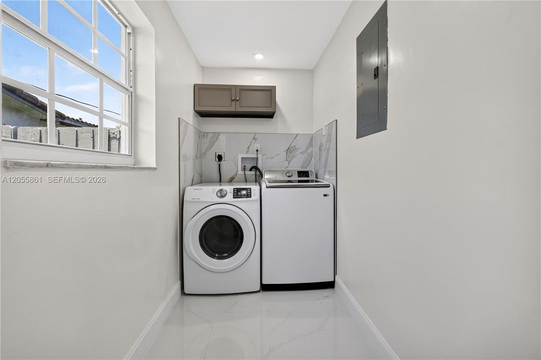 Spacious Interior Laundry room
