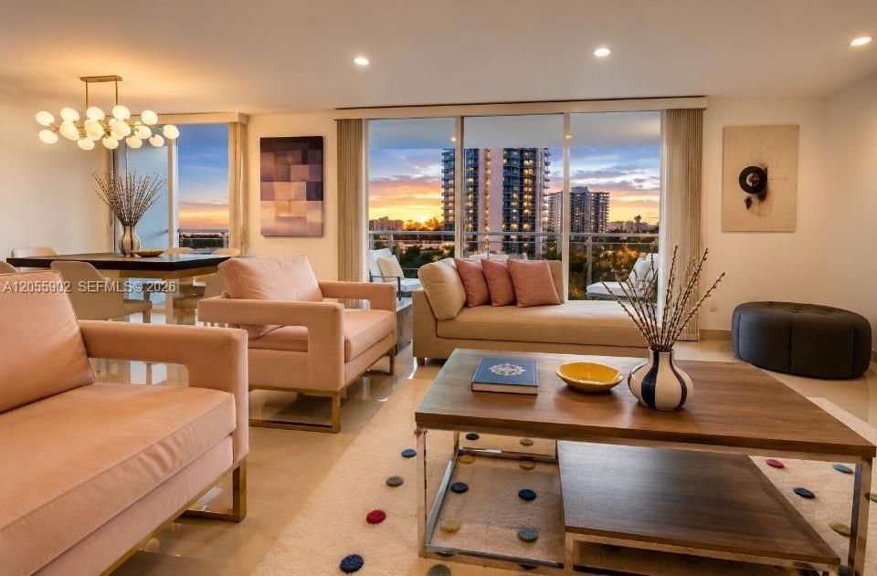 LIVING ROOM SUNSET VIEWS