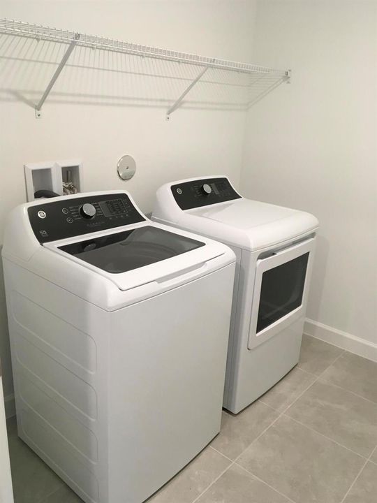 Washer & Dryer off master bedroom