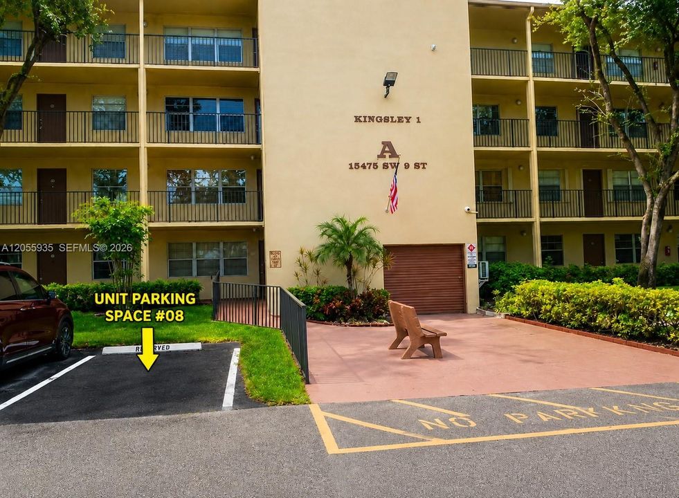 Unit Parking Location - Close to Elevator