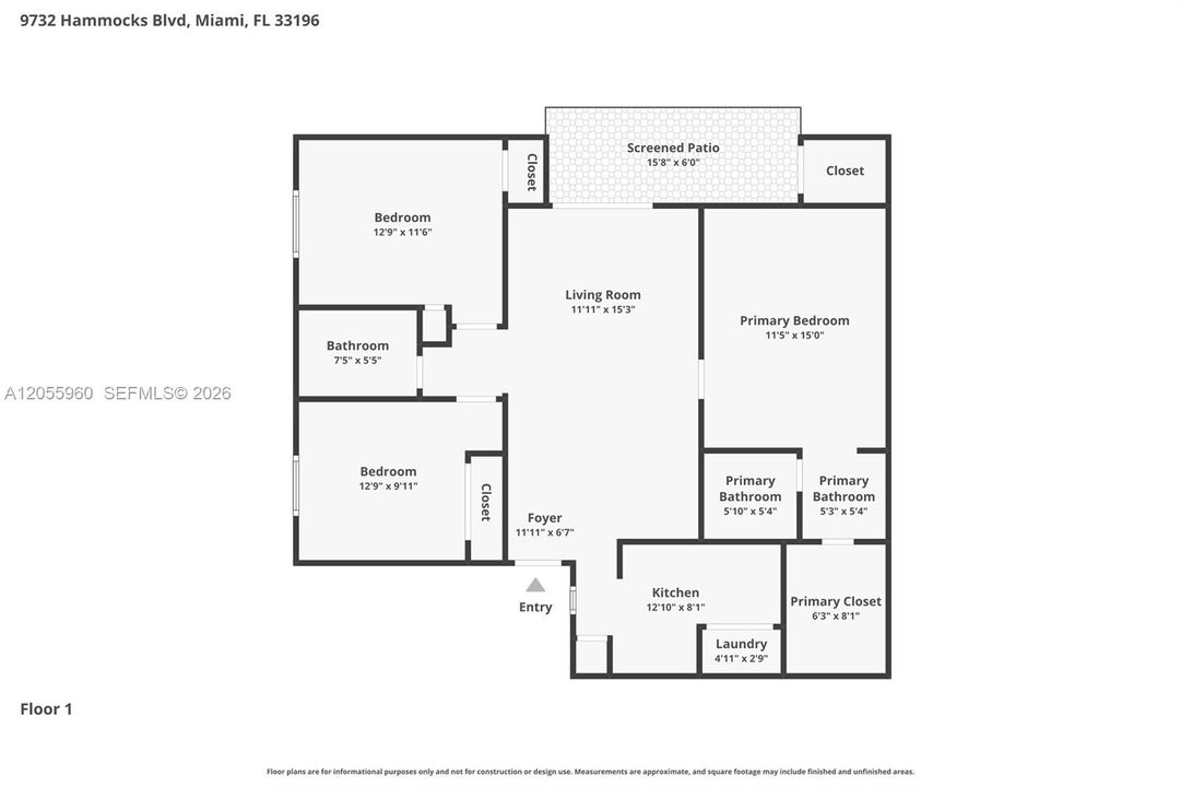 En Venta: $310,000 (3 camas, 2 baños, 1093 Pies cuadrados)