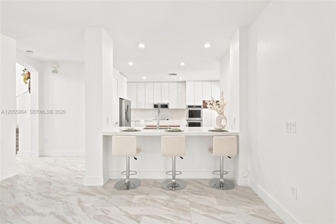 Breakfast bar