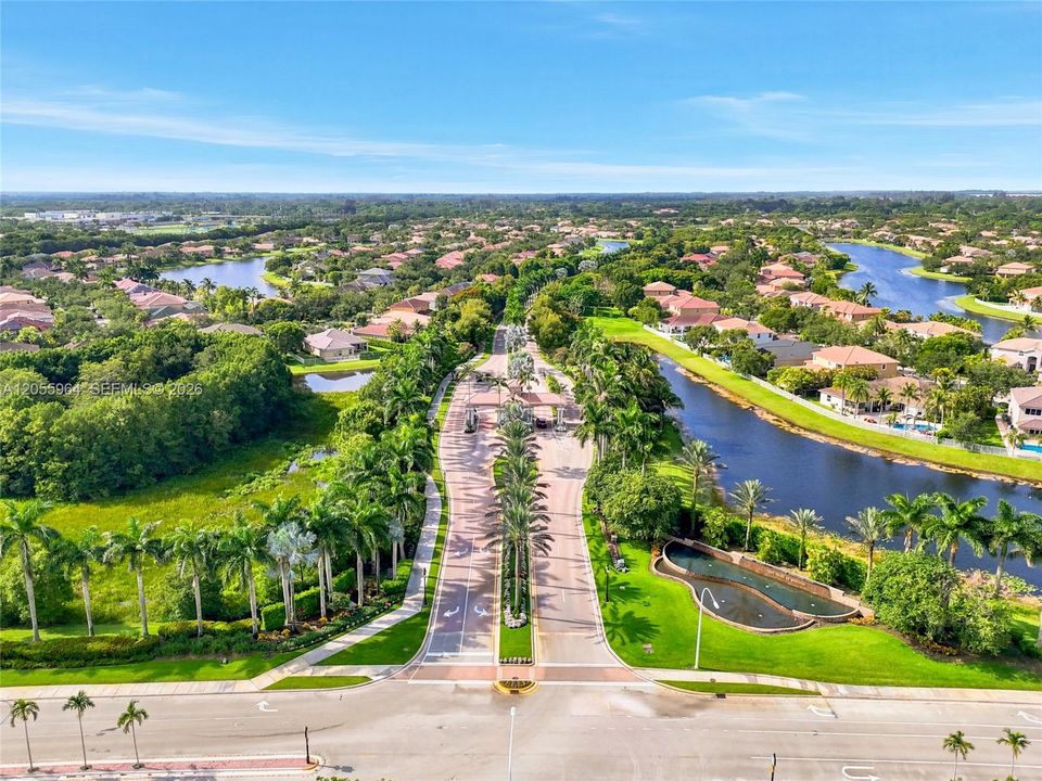 Neighborhood grand entrance