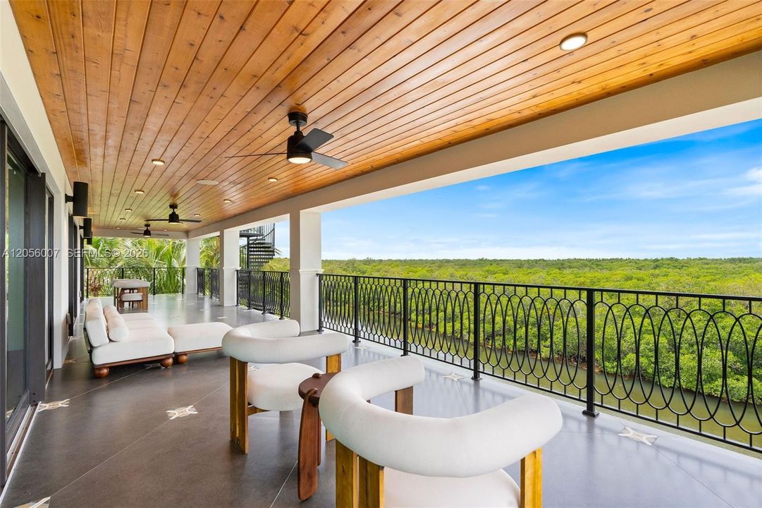 Third-Floor Balcony to mangroves and FL Bay