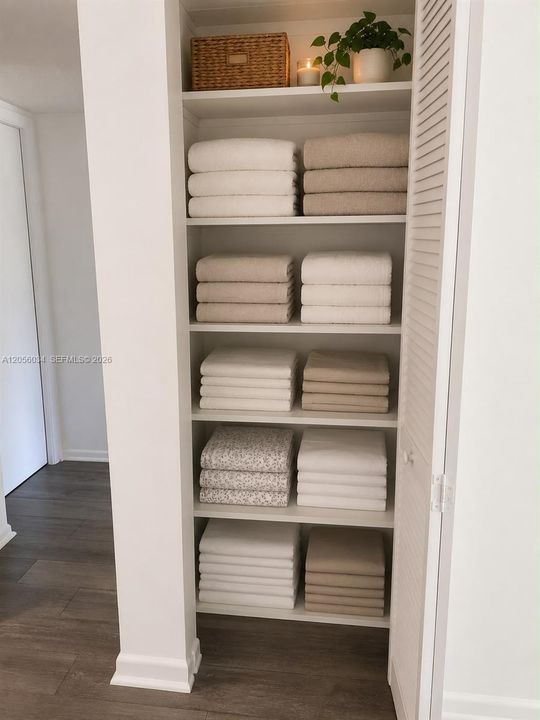 Linen closet
