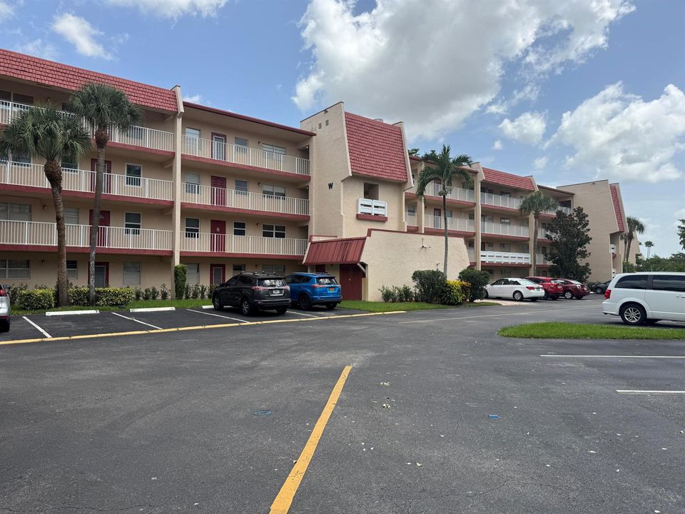 front of building