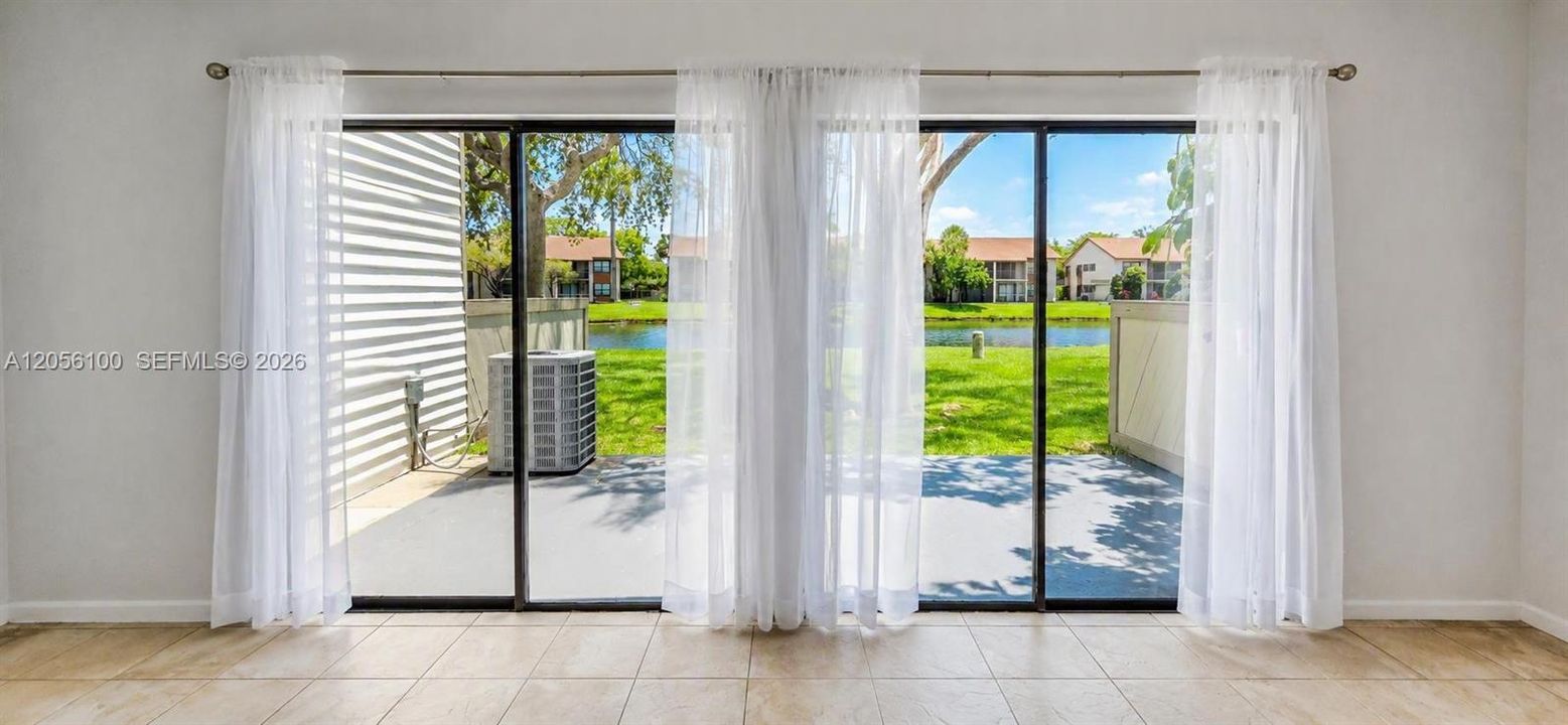 Family room with a view