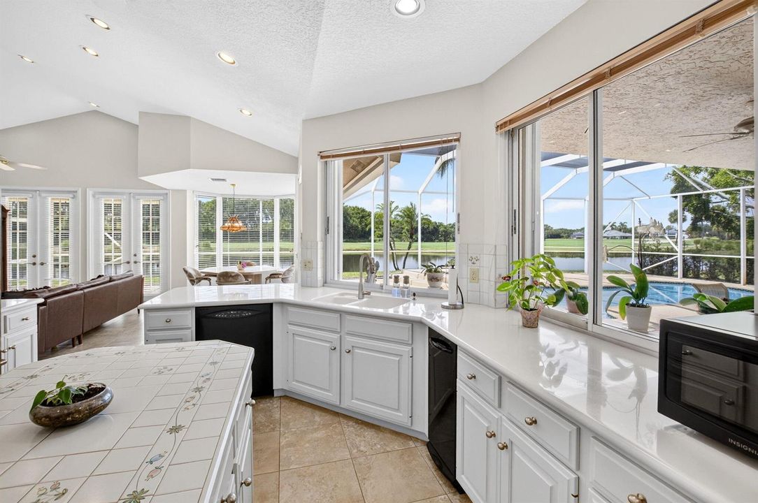 kitchen with a view