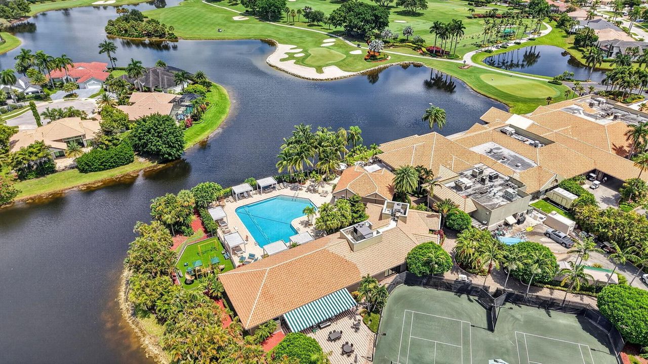 exterior overhead clubhouse