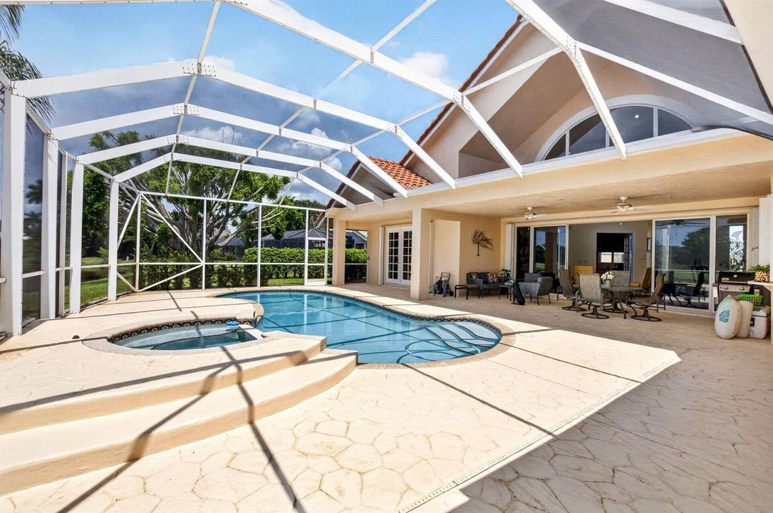 covered & heated pool