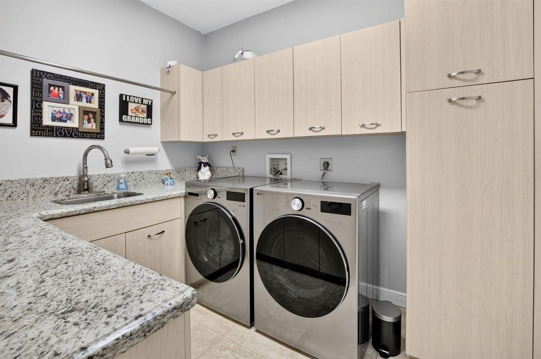 spacious landry room