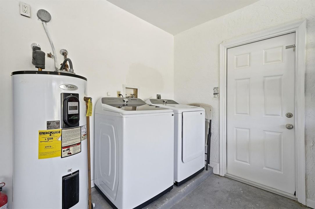 Laundry & Water Heater