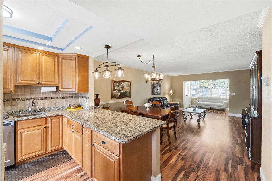 Kitchen/Dining/Living
