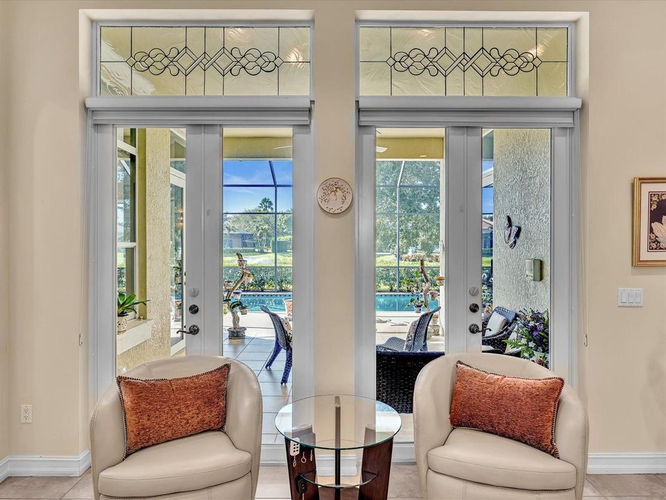 French Doors to Patio