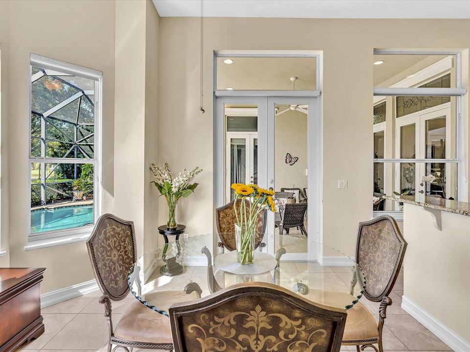 French Doors to Patio