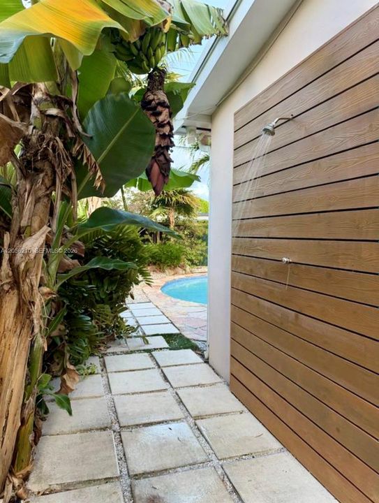 Outdoor shower