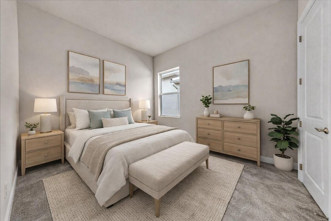 Virtual Staged Bedroom 3- Guest