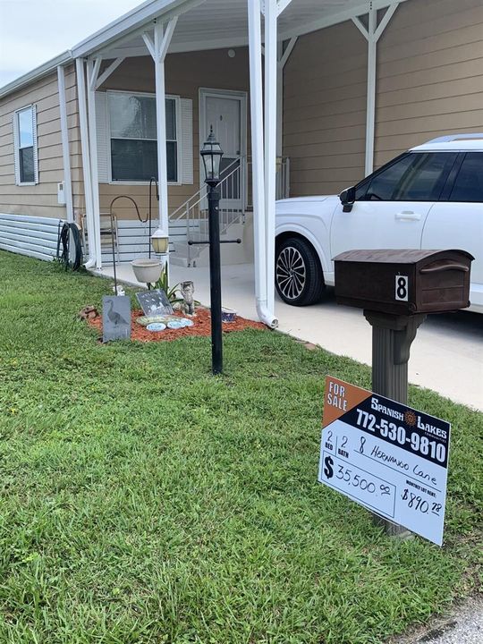 Carport Entrance