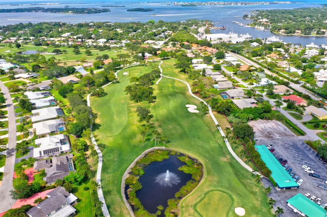 First and ninth holes