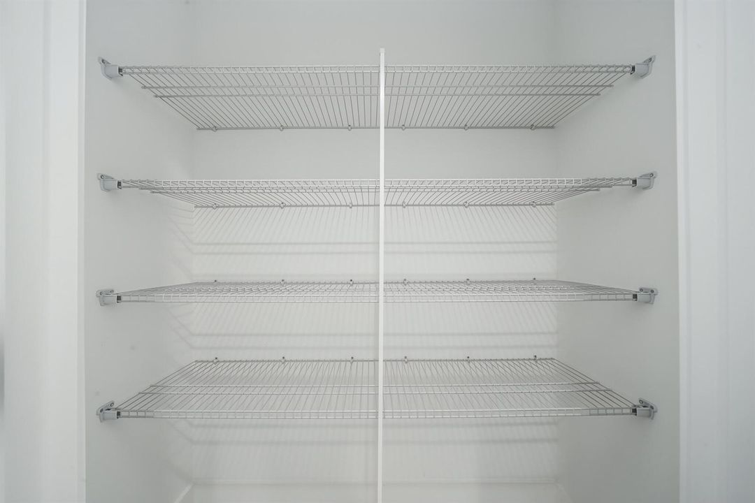 interior - master linen closet 1