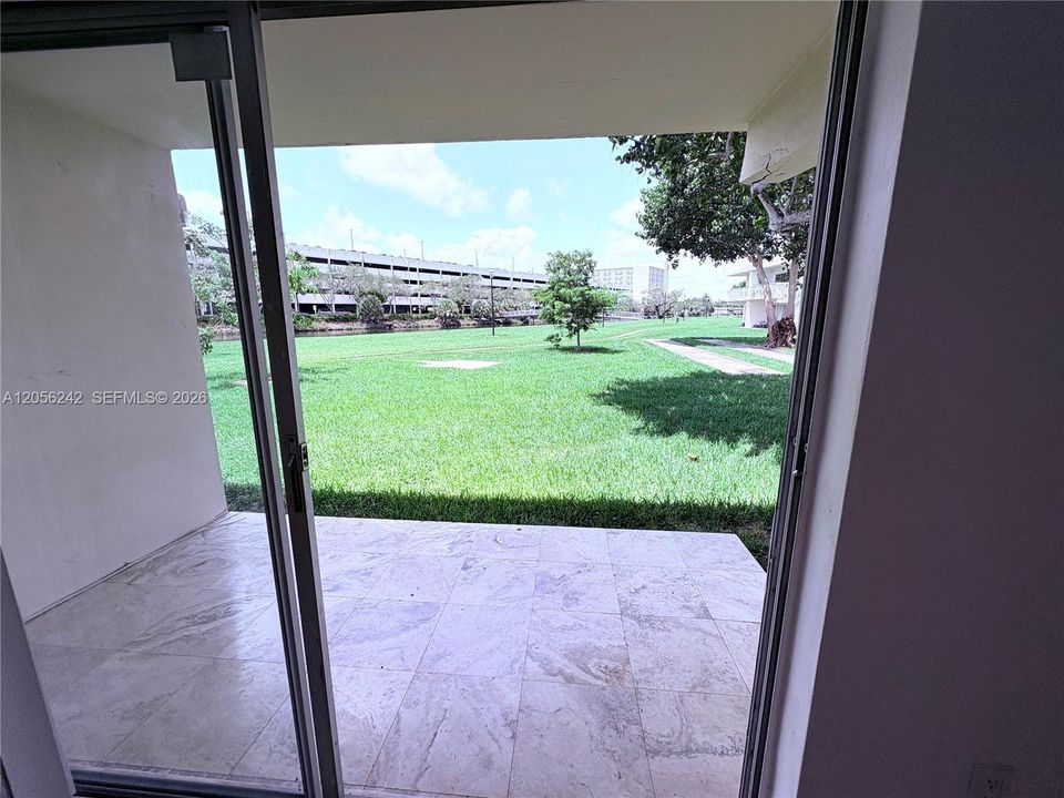 View terrace and garden