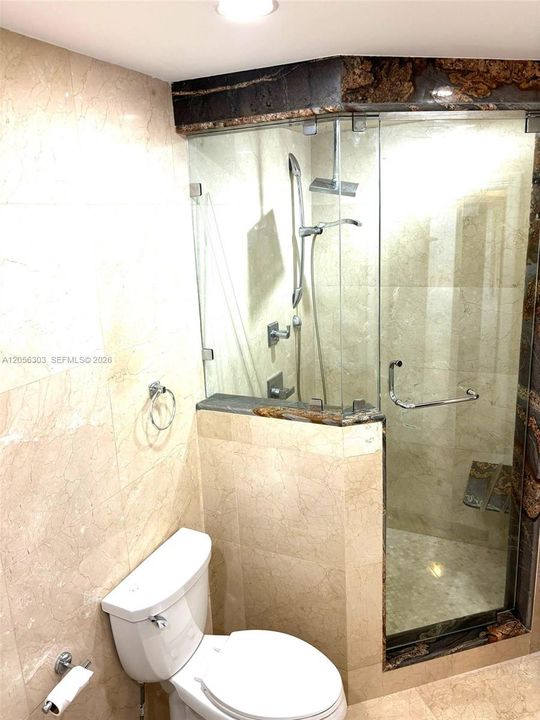 with steam shower