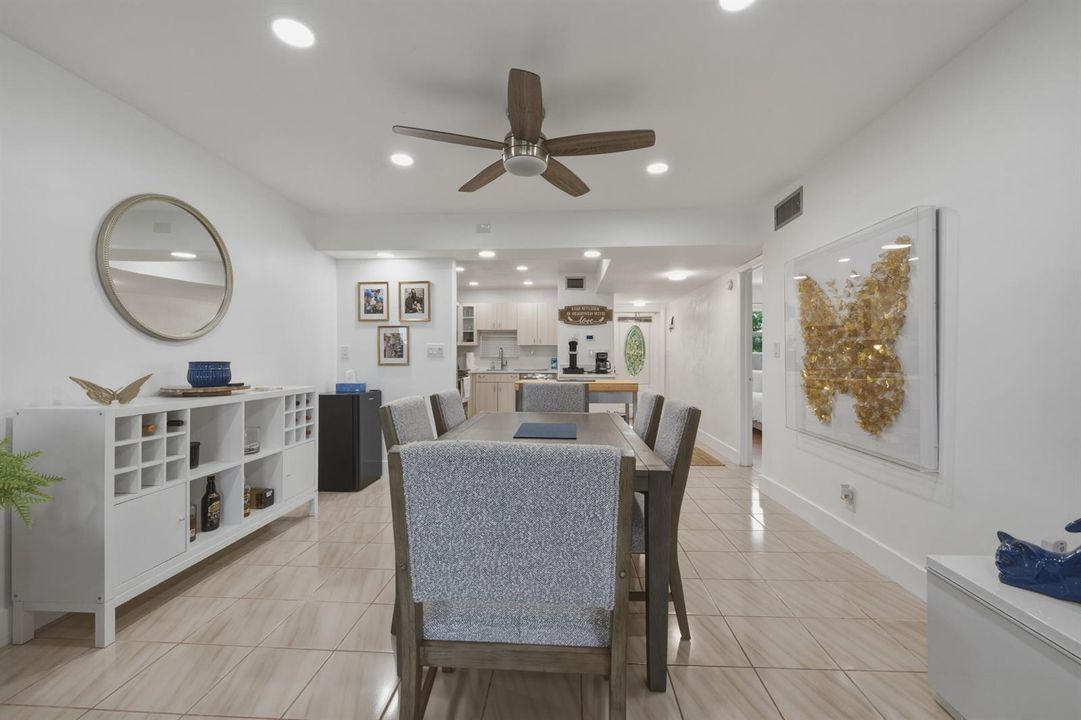 14. Dining Room to Kitchen and Foyer