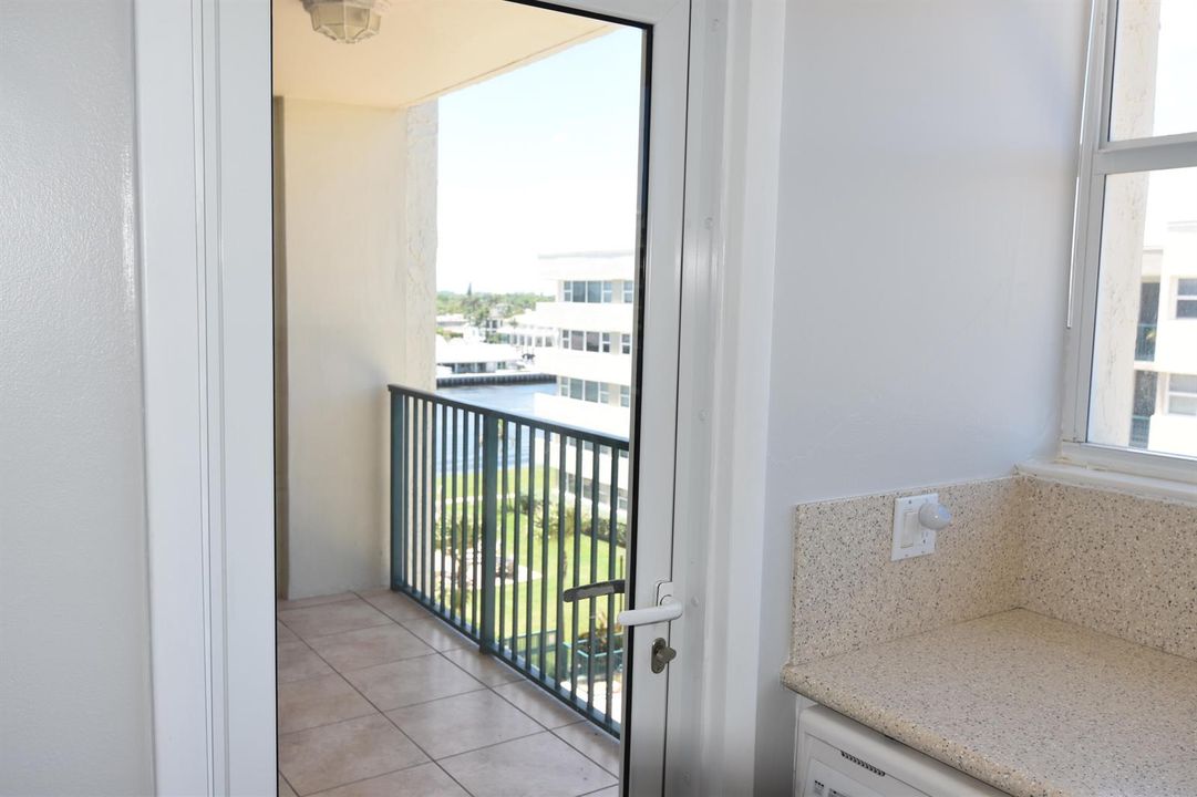 Balcony Off Kitchen