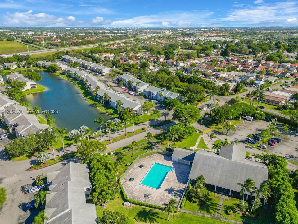 AERIAL VIEW OF COMMUNITY