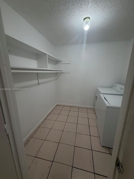 Master closet & Laundry