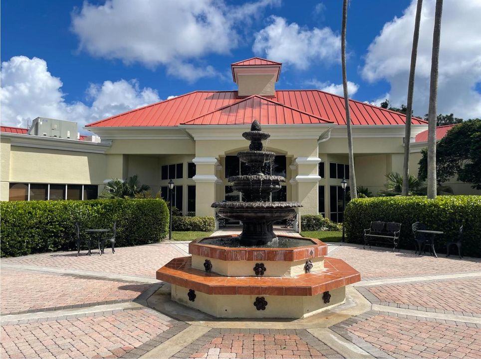 Fountain at Club House