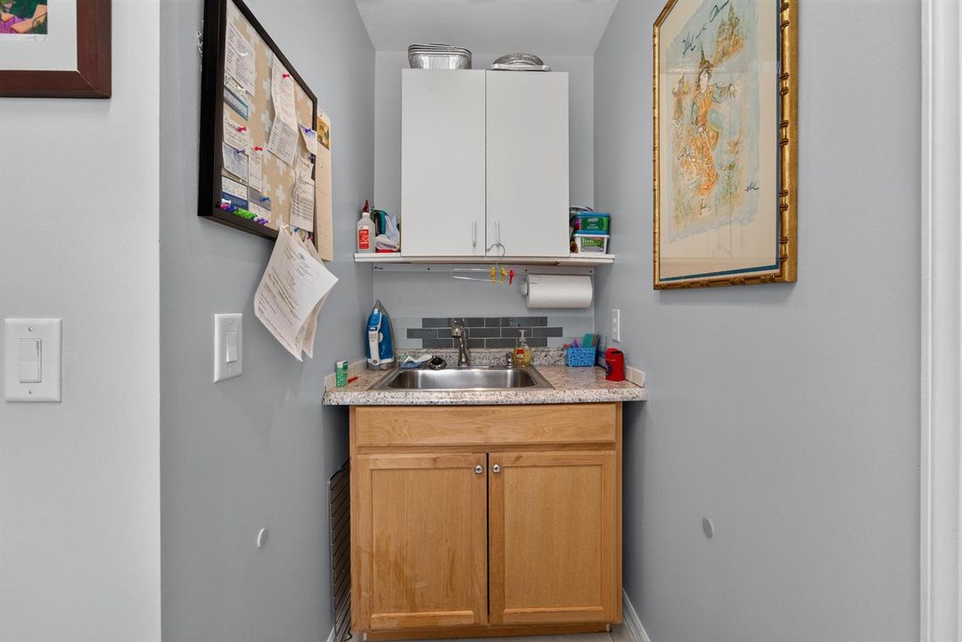 Laundry Sink - Cabinets