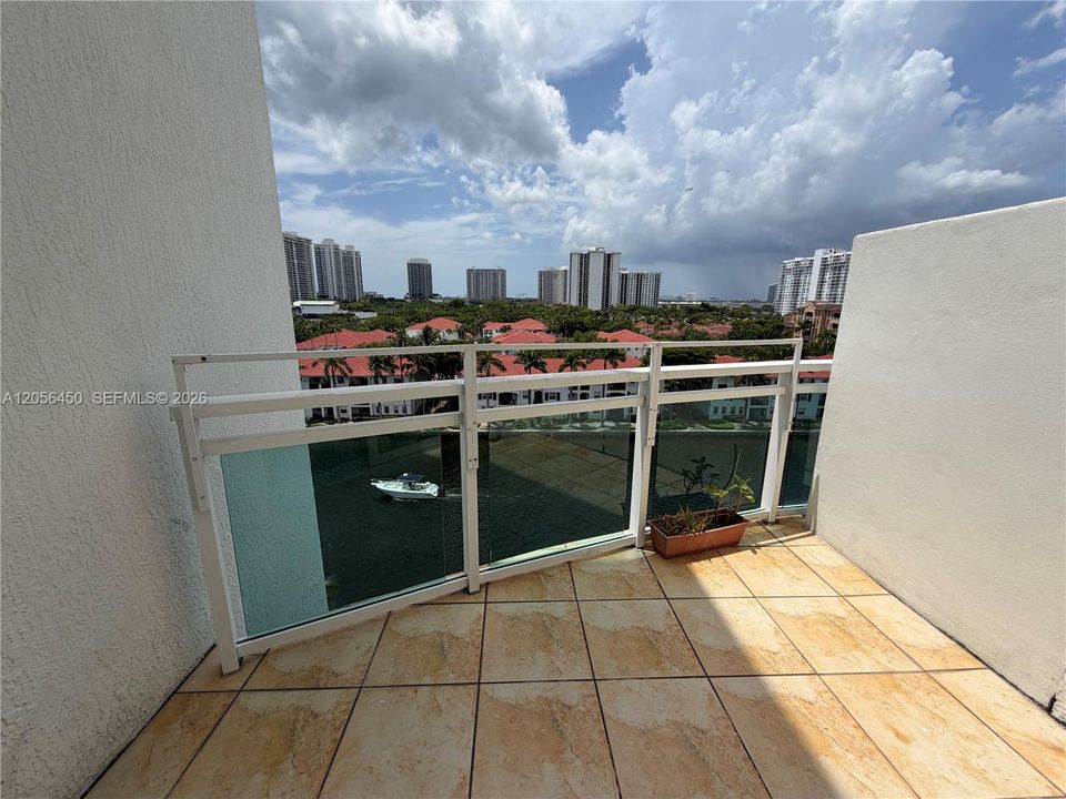 Balcony off living room