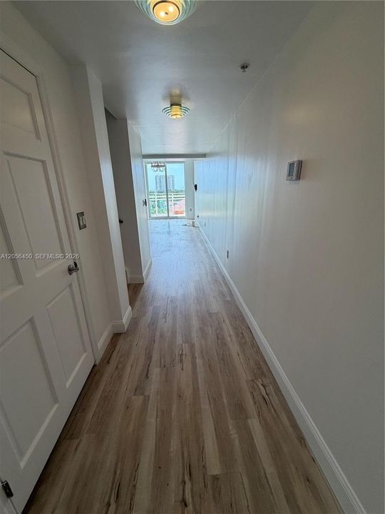 Nice entrance. Wood floors through-out. Bright and spacious.