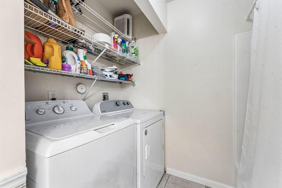 Laundry in Guest Bathroom