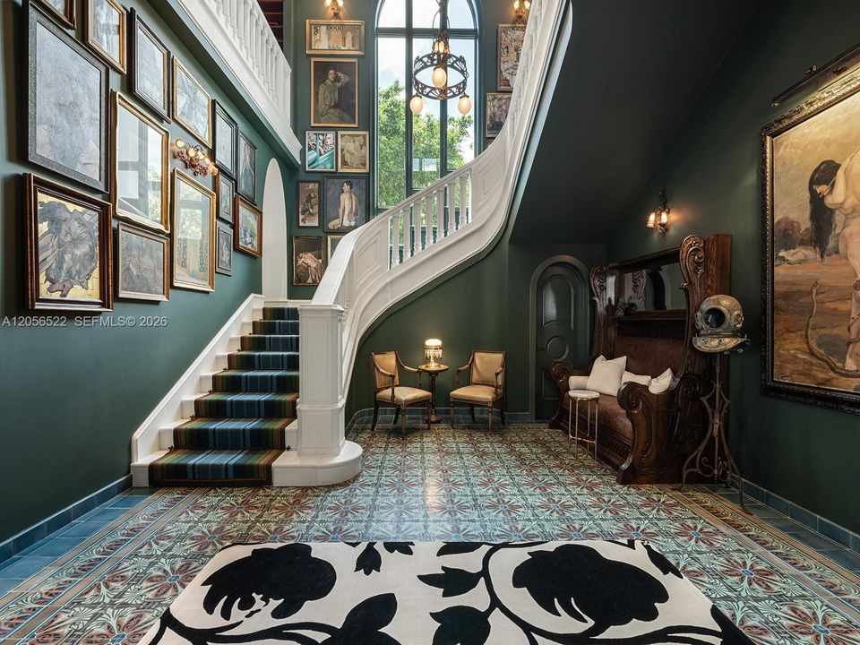 Hallway to the great room.