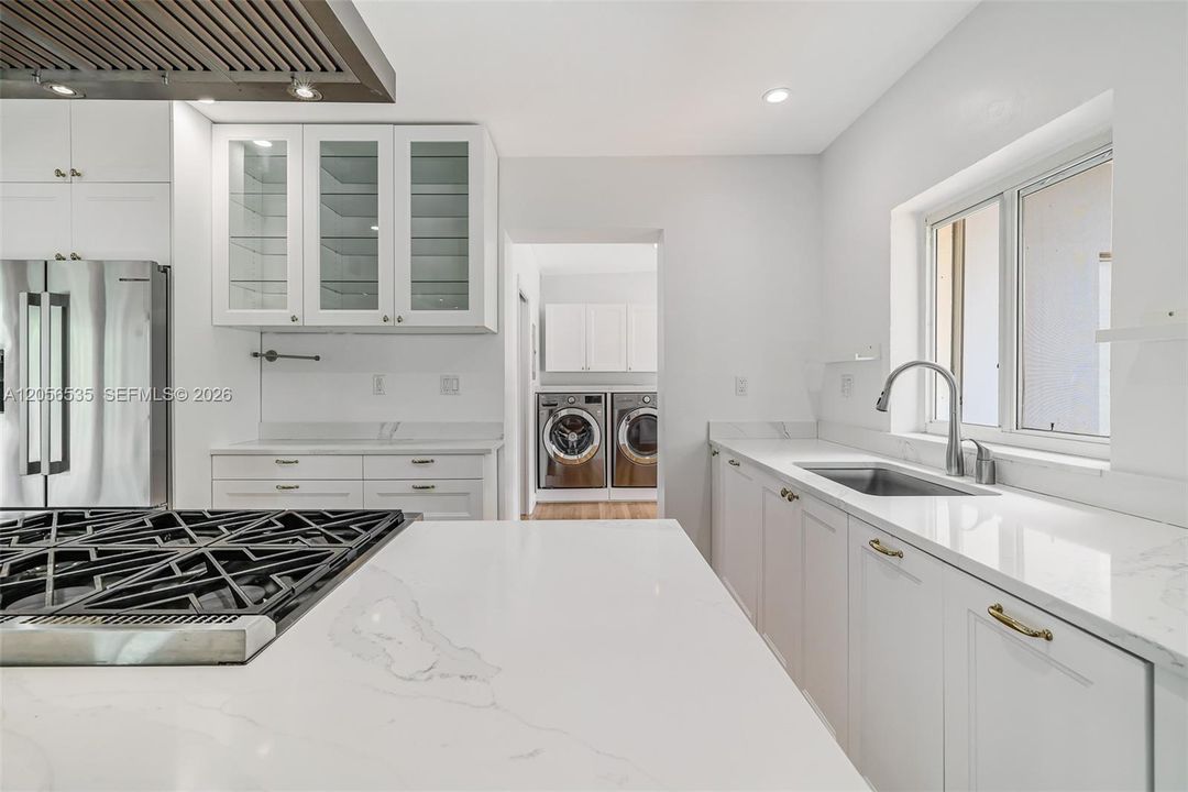 Kitchen View to Laundry/Flex Space