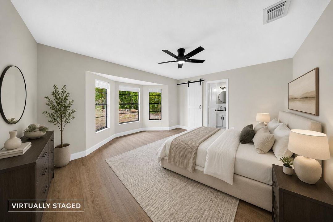 Master Bedroom-Virtually Staged