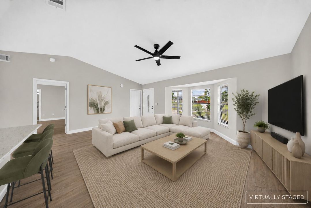 Family Room - Virtually Staged