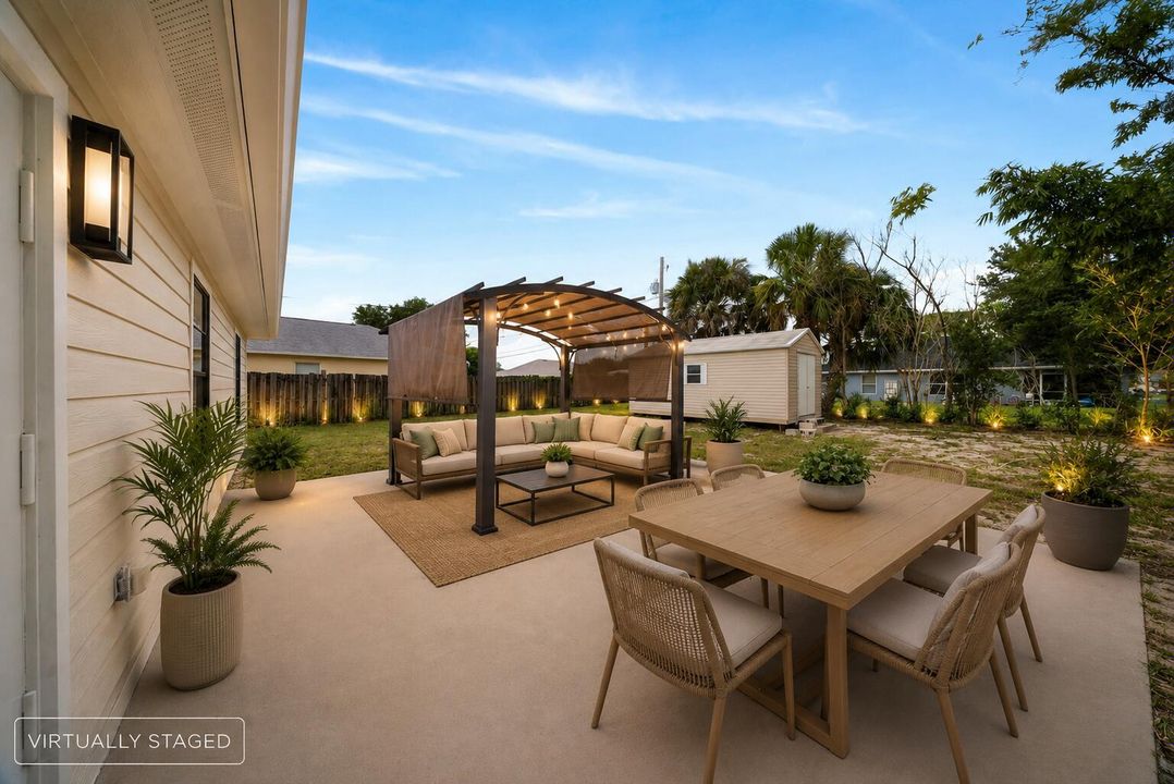 Back Porch - Virtually Staged