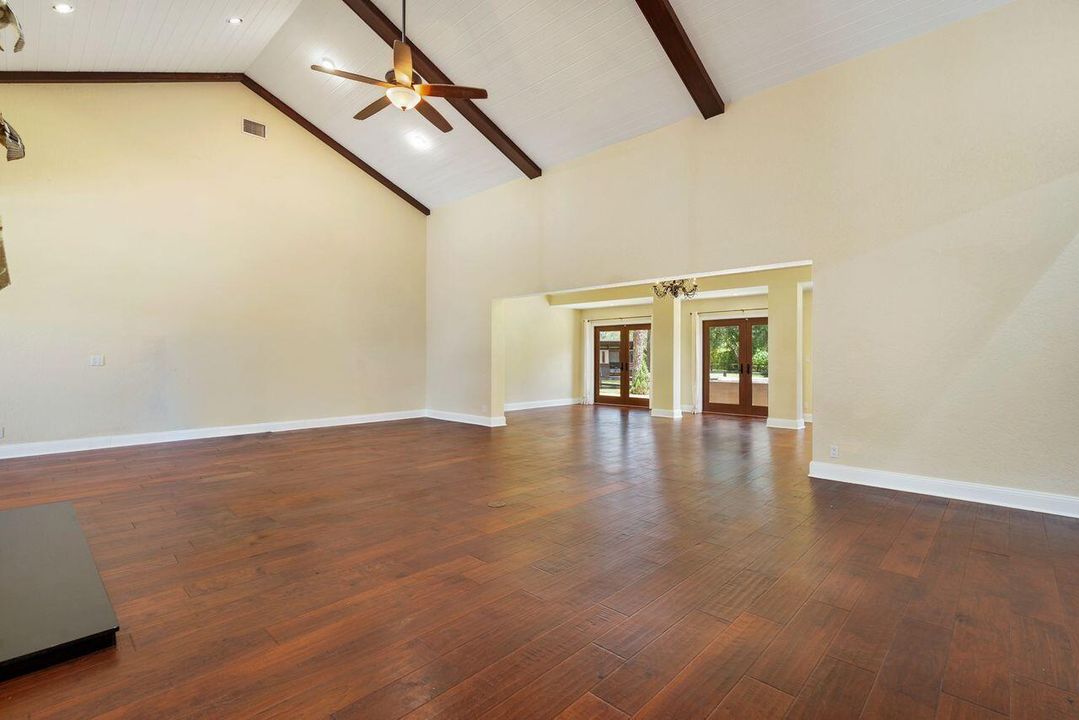 Beamed Vaulted Ceiling