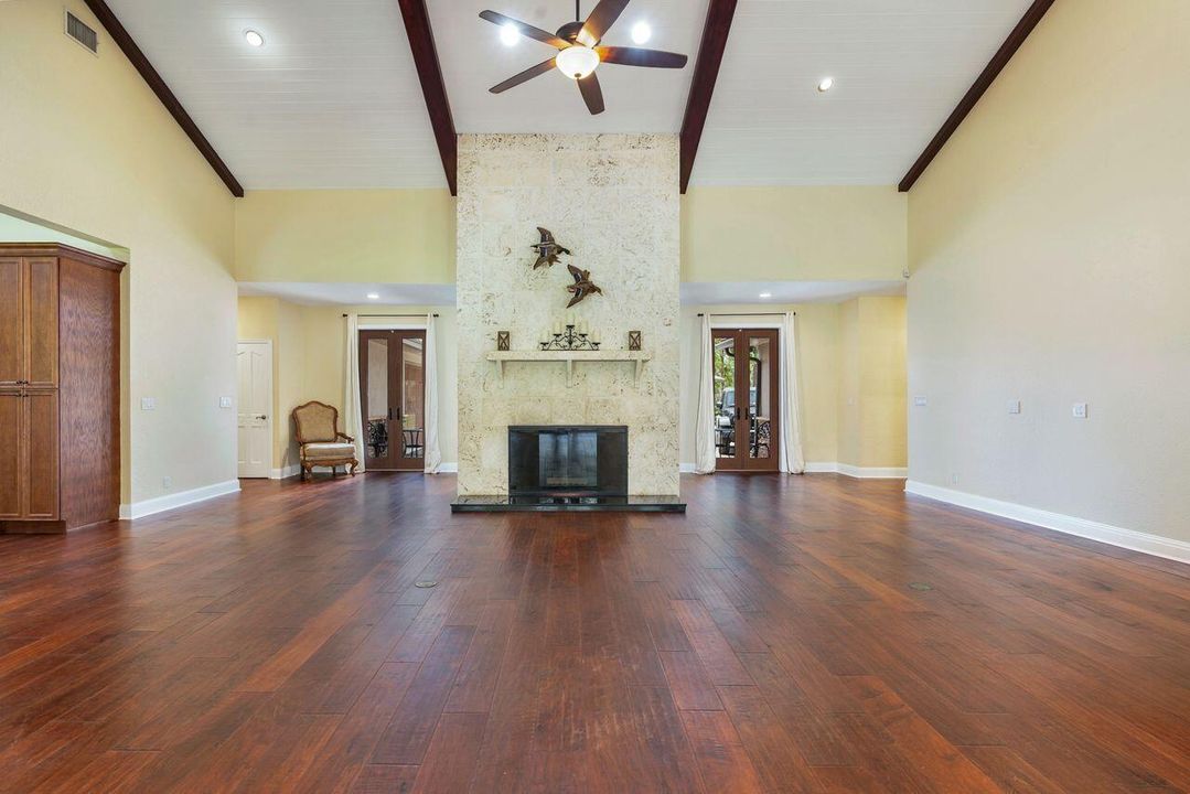 Hand Scrubbed Wood Floors