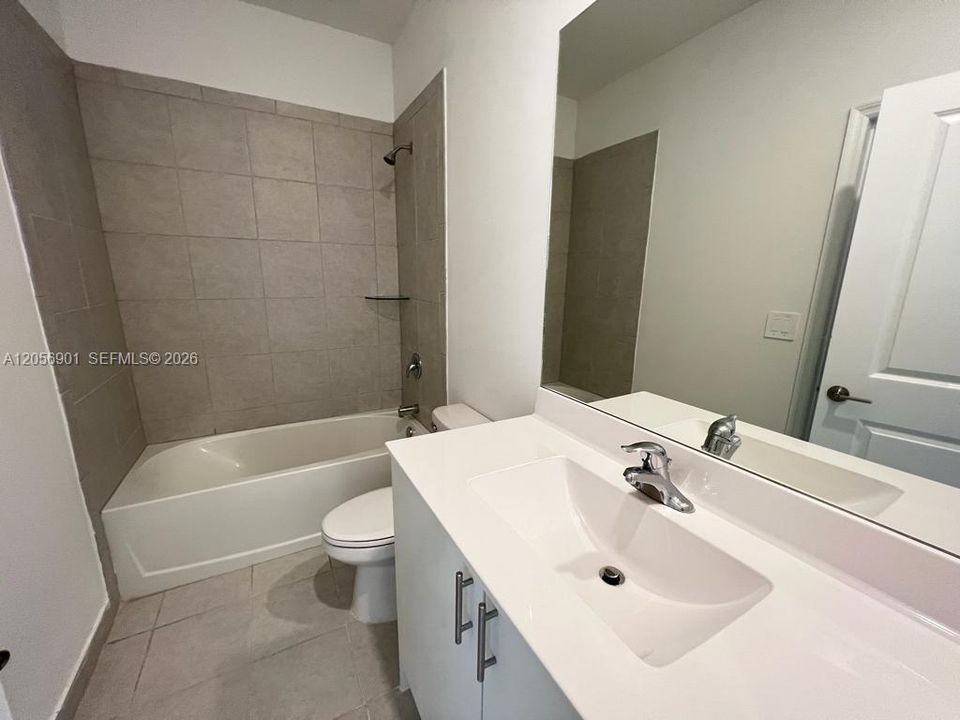 Full bathroom down stairs