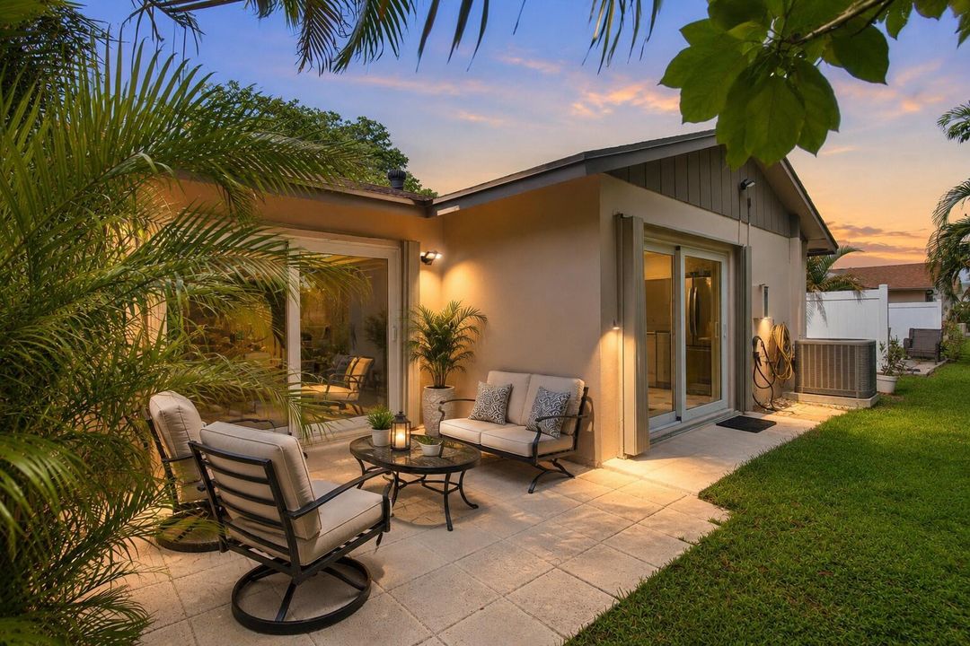 Peaceful Backyard Seating Area
