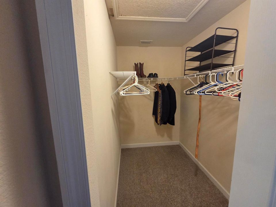 Primary closet