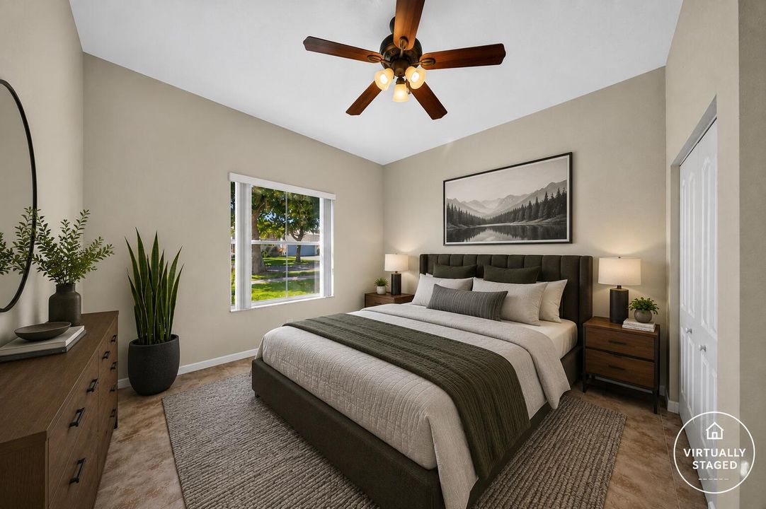 Guest Bedroom - Room 2 -Virtually Staged
